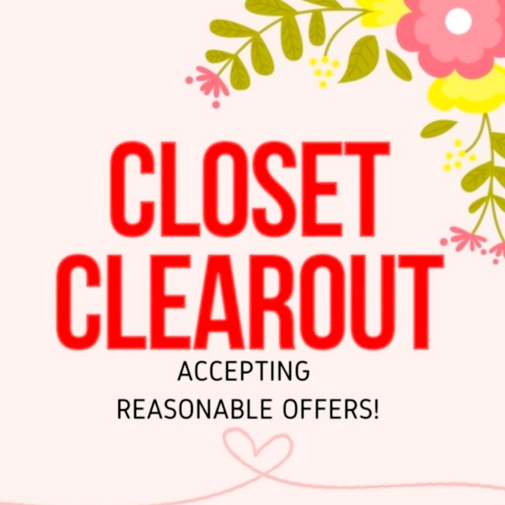 Closet Closing!!! Bundle and save!!!
Clearing out my closet! Closet Closing